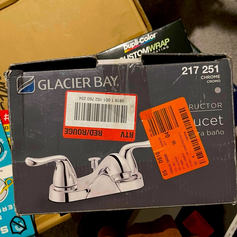 GLACIER BAY BATHROOM FAUCET